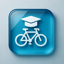 icon_education_bicycle_glassy icon preview