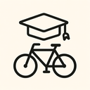 icon_education_bicycle_line_art icon preview