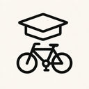 icon_education_bicycle_monochrome icon preview
