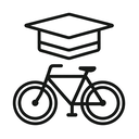 icon_education_bicycle_outline icon preview