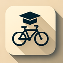 icon_education_bicycle_shadow_effect icon preview