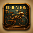 icon_education_bicycle_steampunk icon preview