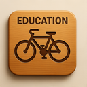 icon_education_bicycle_wooden icon preview