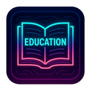icon_education_book_cyberpunk icon preview