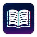icon_education_book_digital_glitch icon preview