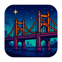 icon_education_bridge_cyberpunk icon preview