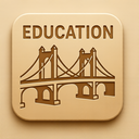 icon_education_bridge_embossed icon preview