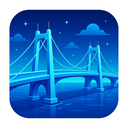 icon_education_bridge_futuristic icon preview