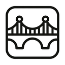 icon_education_bridge_monochrome icon preview