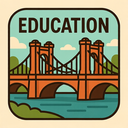 icon_education_bridge_retro icon preview