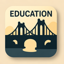 icon_education_bridge_shadow_effect icon preview
