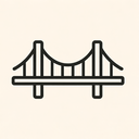 icon_education_bridge_thin icon preview