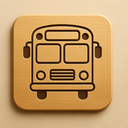 icon_education_bus_embossed icon preview