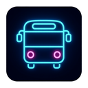 icon_education_bus_neon icon preview