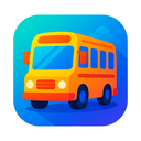 icon_education_bus_vibrant_colors icon preview