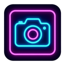 icon_education_camera_neon icon preview