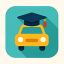 icon_education_car_flat_design icon preview