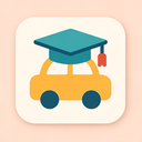 icon_education_car_flat_pastel icon preview