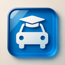 icon_education_car_glassy icon preview
