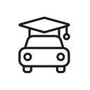 icon_education_car_minimal_outline icon preview