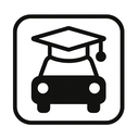 icon_education_car_monochrome icon preview