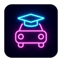 icon_education_car_neon icon preview