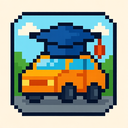 icon_education_car_pixel_art icon preview