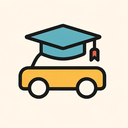 icon_education_car_thin icon preview