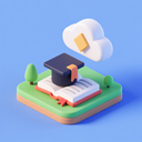 icon_education_cloud_3d_isometric icon preview