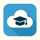 icon_education_cloud_flat_design icon preview