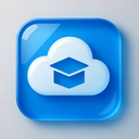 icon_education_cloud_glassy icon preview