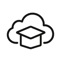 icon_education_cloud_minimal_outline icon preview