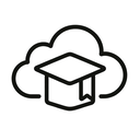 icon_education_cloud_outline icon preview
