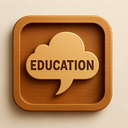 icon_education_cloud_wooden icon preview