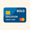 icon_education_credit_card_bold icon preview