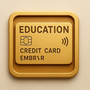 icon_education_credit_card_embossed icon preview
