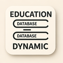 icon_education_database_dynamic icon preview