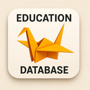 icon_education_database_origami icon preview