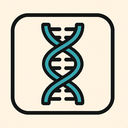icon_education_dna_strand_bold icon preview