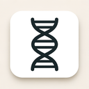 icon_education_dna_strand_minimalist icon preview