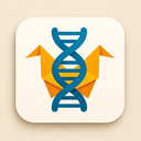 icon_education_dna_strand_origami icon preview