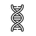 icon_education_dna_strand_outline icon preview