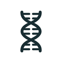 icon_education_dna_strand_simplified icon preview