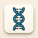 icon_education_dna_strand_symmetrical icon preview