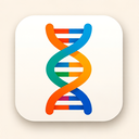 icon_education_dna_strand_vibrant_colors icon preview