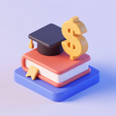 icon_education_dollar_sign_3d_isometric icon preview