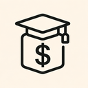 icon_education_dollar_sign_asymmetrical icon preview