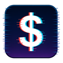 icon_education_dollar_sign_digital_glitch icon preview