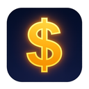 icon_education_dollar_sign_glow_effect icon preview