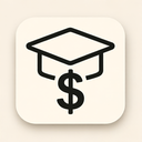 icon_education_dollar_sign_minimalist icon preview